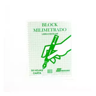 Block Milimet.Carta 50h.