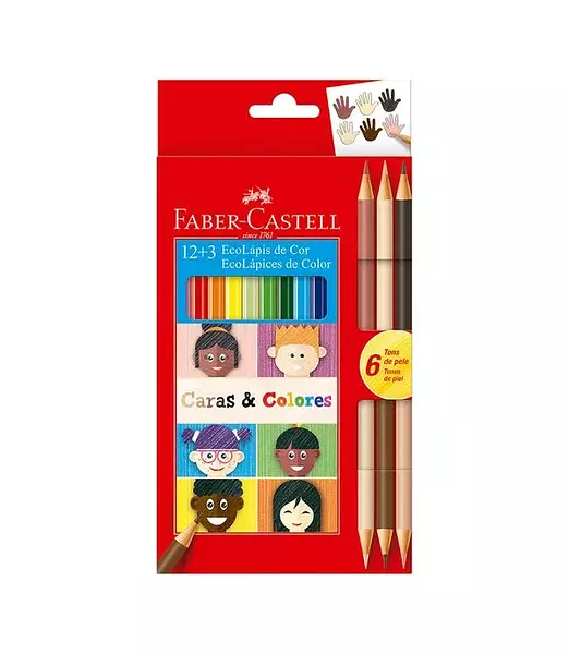 Color Faber Triang.Caras Y Colores X 12+3