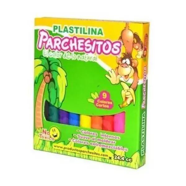 Plastilina Corta X 9 Unidades Parchesitos