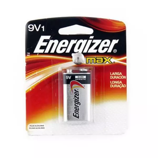 Pila 9v Alkalina Energizer