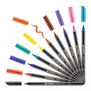 Plumones Edding 1340 Punta Flexible